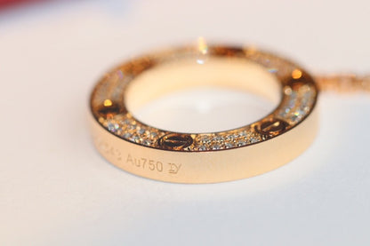 [Eternal Jewelry]LOVE NECKLACE ADJUSTABLE ROSE GOLD