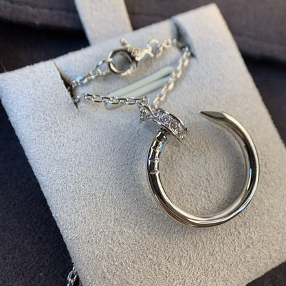 [Eternal Jewelry]JUSTE NECKLACE SILVER DIAMONDS