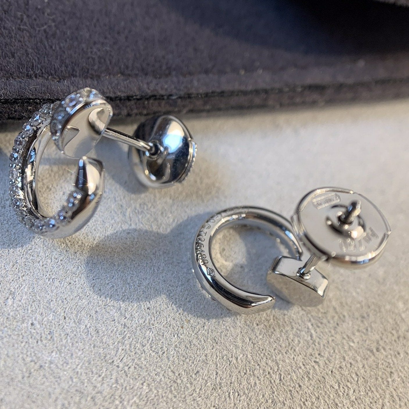 [Eternal Jewelry]JUSTE EARRINGS SILVER DIAMONDS