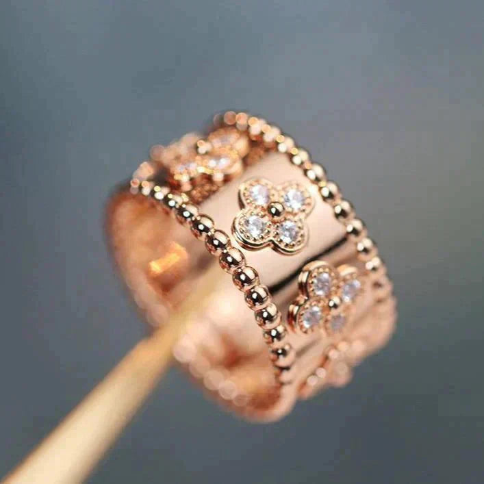 [Eternal Jewelry]CLOVER KALEIDOSCOPE RING 10MM