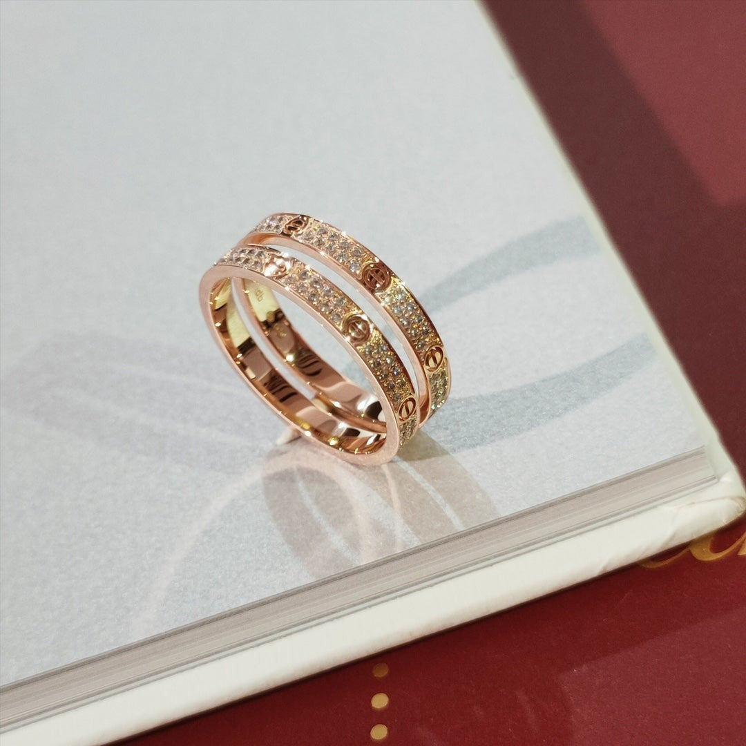 [Eternal Jewelry]LOVE RING 2.65MM DIAMOND