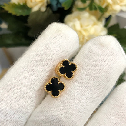 [Eternal Jewelry]CLOVER MINI GOLD EARRINGS