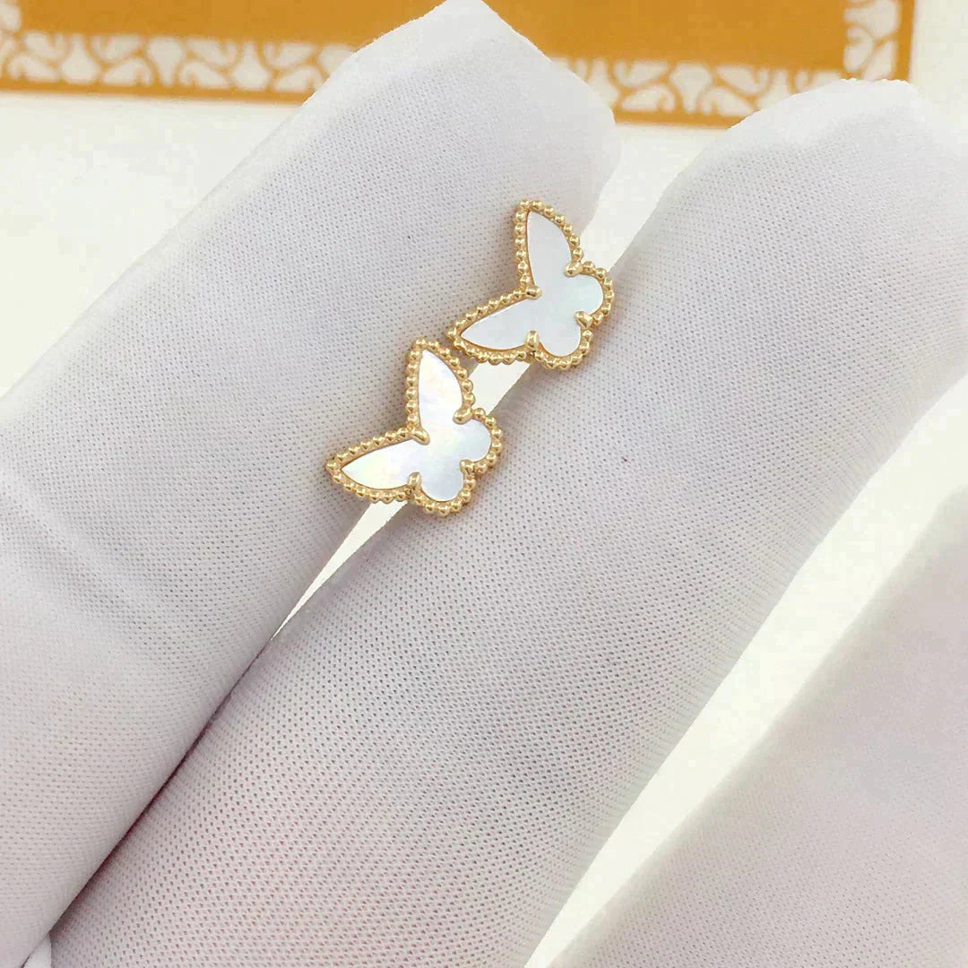 [Eternal Jewelry]SWEET BUTTERFLY MOP EARSTUDS
