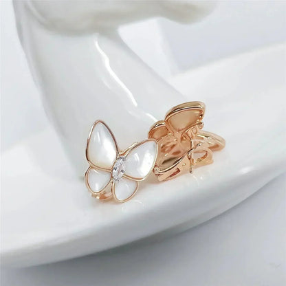 [Eternal Jewelry]BUTTERFLY MOP DIAMOND EARRINGS