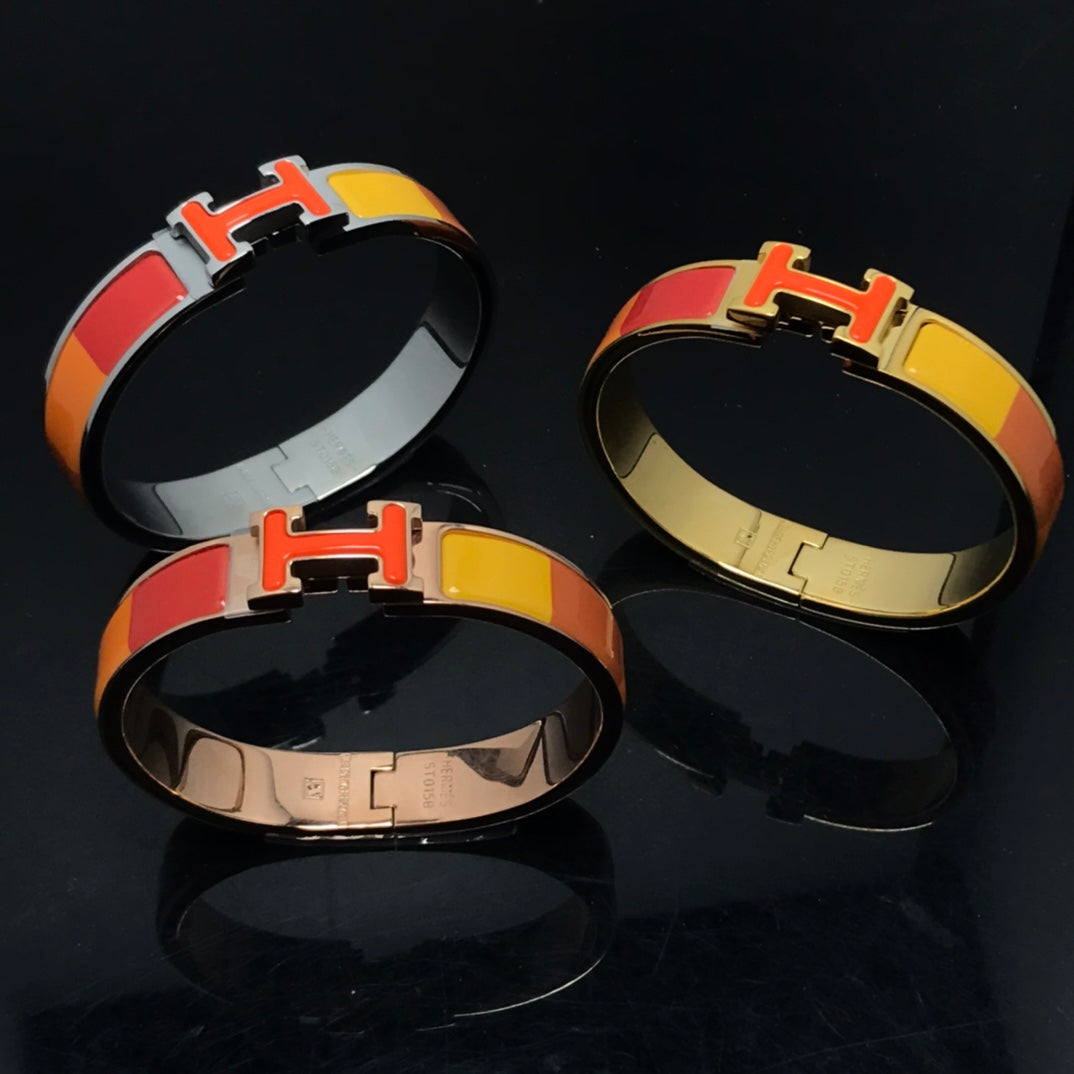 [Eternal Jewelry]H BRACELET ORANGE RAINBOW CERAMIC