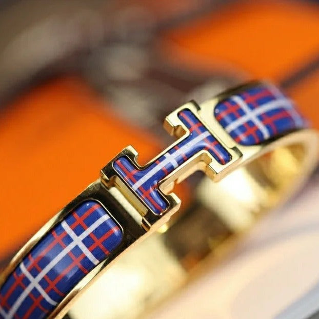 [Eternal Jewelry]H TARTAN BRACELET 12MM