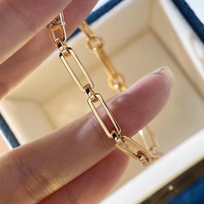 [Eternal Jewelry]CHAINE BRACELET SMALL MODEL DIAMOND