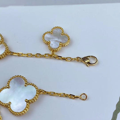 [Eternal Jewelry]MAGIC CLOVER MOP GOLD BRACELET 5 MOTIFS