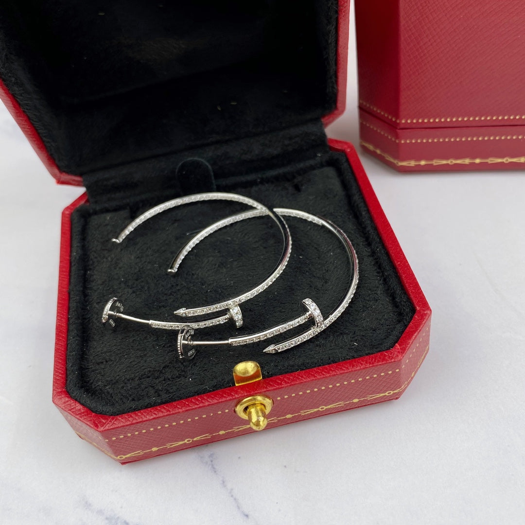 [Eternal Jewelry]JUSTE EARRINGS FULL DIAMONDS 1.8MM