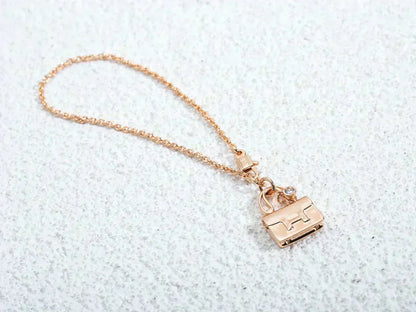 [Eternal Jewelry]AMULETTE PEDANT ROSE GOLD NECKLACE