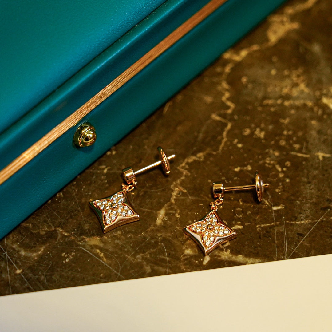 [Eternal Jewelry]STAR DIAMONDS EARRINGS GOLD