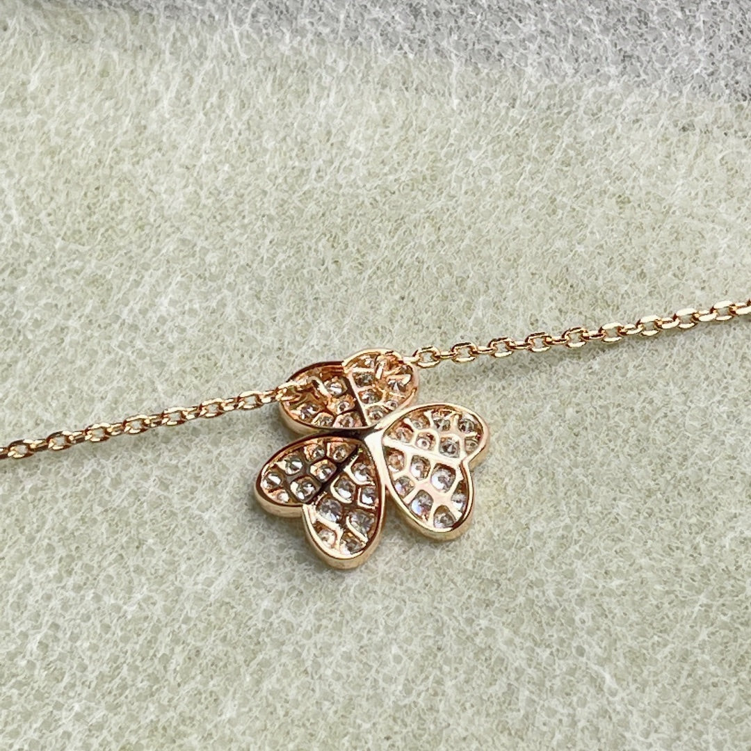 [Eternal Jewelry]FLOWER DIAMOND NECKLACE