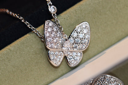 [Eternal Jewelry]BUTTERFLY DIAMOND NECKLACE