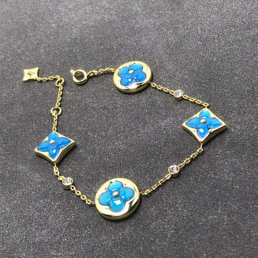 [Eternal Jewelry]STAR AND SUN TURQUOISE 4 MOTIFS 3 DIAMONDS