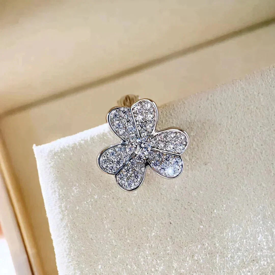 [Eternal Jewelry]CLOVER COMOS DIAMOND EARRINGS SILVER