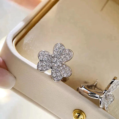 [Eternal Jewelry]CLOVER COMOS DIAMOND EARRINGS SILVER