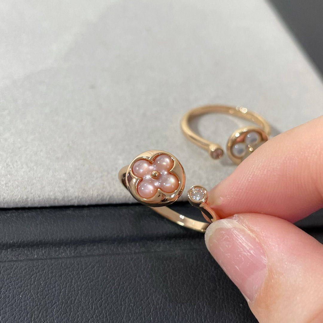 [Eternal Jewelry]SUN 1 DIAMOND PINK MOP RING