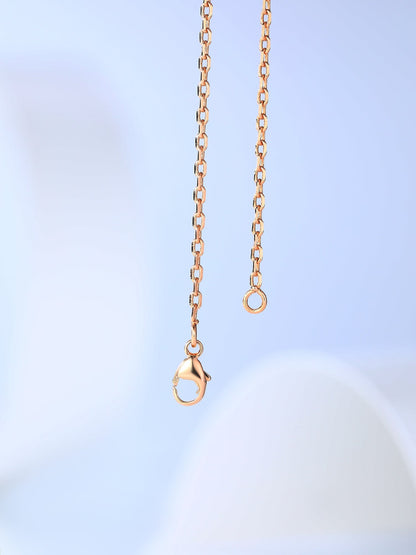 [Eternal Jewelry]H CAGE PINK GOLD NECKLACE