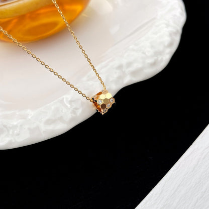 [Eternal Jewelry]BEE MINI PEDANT DIAMOND NECKLACE