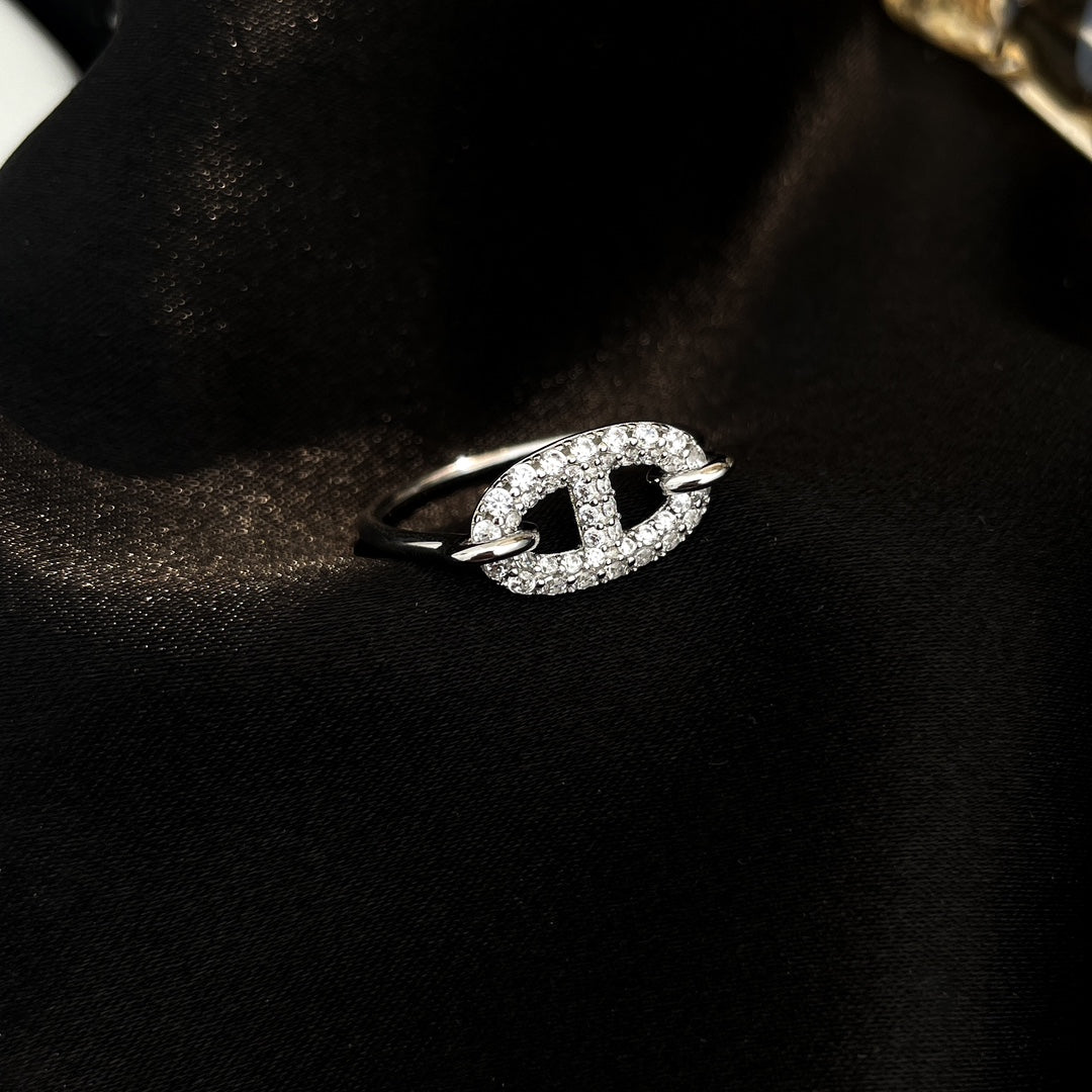 [Eternal Jewelry]RONDE SMALL SILVER DIAMOND RING