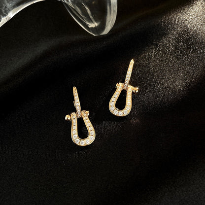 [Eternal Jewelry]FORCE 10 FULL DIAMOND DROP EARRINGS MEDIUM MODEL