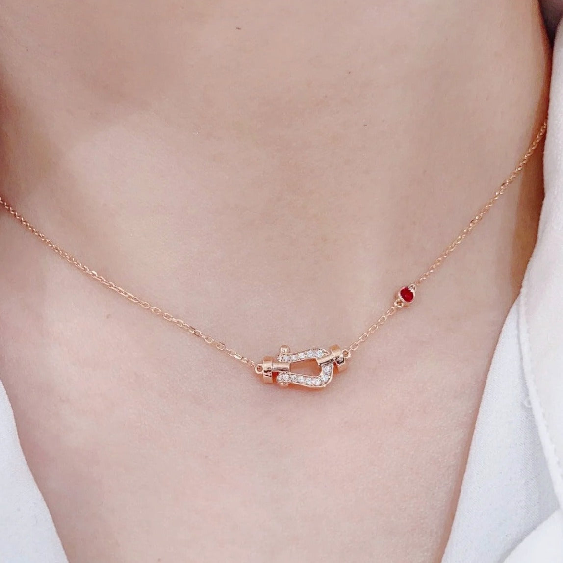 [Eternal Jewelry]FORCE 10 DIAMOND PINK GOLD NECKLACE