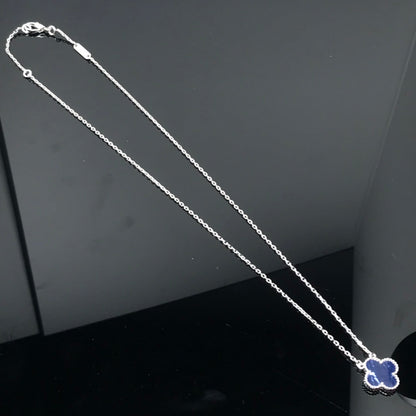 [Eternal Jewelry]CLOVER PIETERSITE SILVER LONG NECKLACE