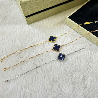 [Eternal Jewelry]CLOVER 1 MOTIF PIETERSITE BRACELET