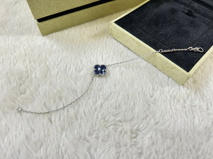 [Eternal Jewelry]CLOVER 1 MOTIF PIETERSITE BRACELET