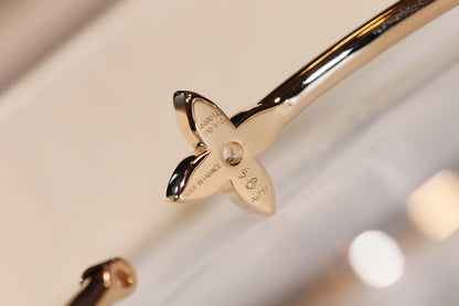 [Eternal Jewelry]IDYLLE GOLD OPEN BRACELET DIAMOND PAVED