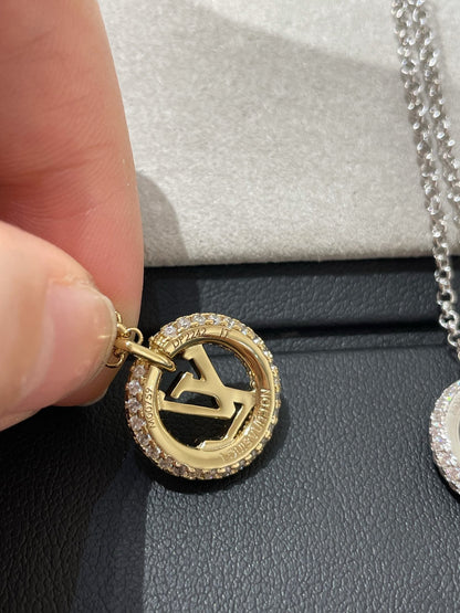 [Eternal Jewelry]BY NIGHT DIAMOND PAVED NECKLACE