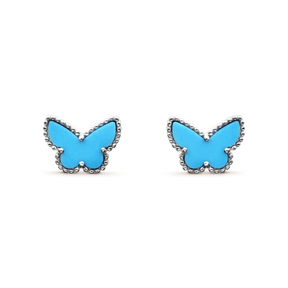 [Eternal Jewelry]BUTTERFLY TURQUOISE EARRINGS SILVER
