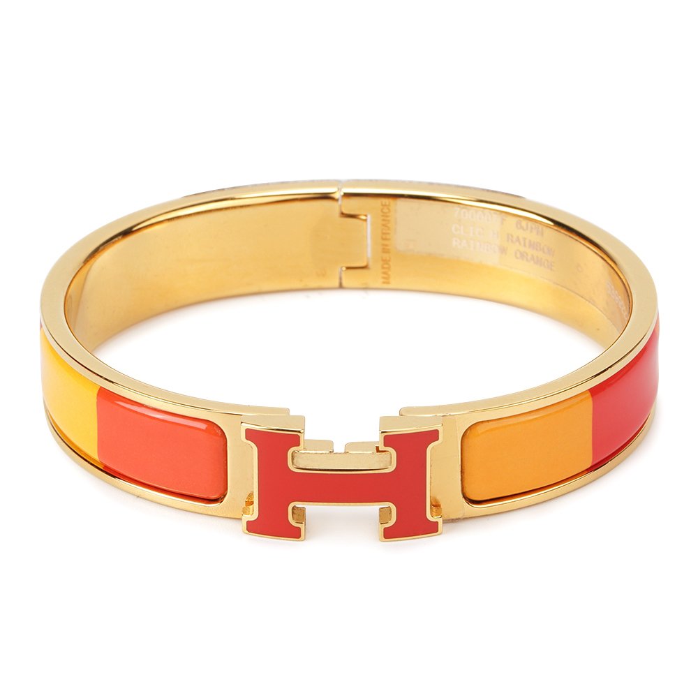 [Eternal Jewelry]H BRACELET ORANGE RAINBOW CERAMIC