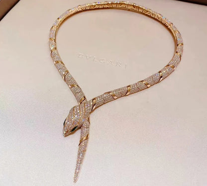 [✨Eternal Jewelry✨]HAUTE COUTURE GOLD SERPENTI NECKLACE