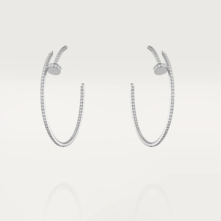 [Eternal Jewelry]JUSTE EARRINGS FULL DIAMONDS 1.8MM