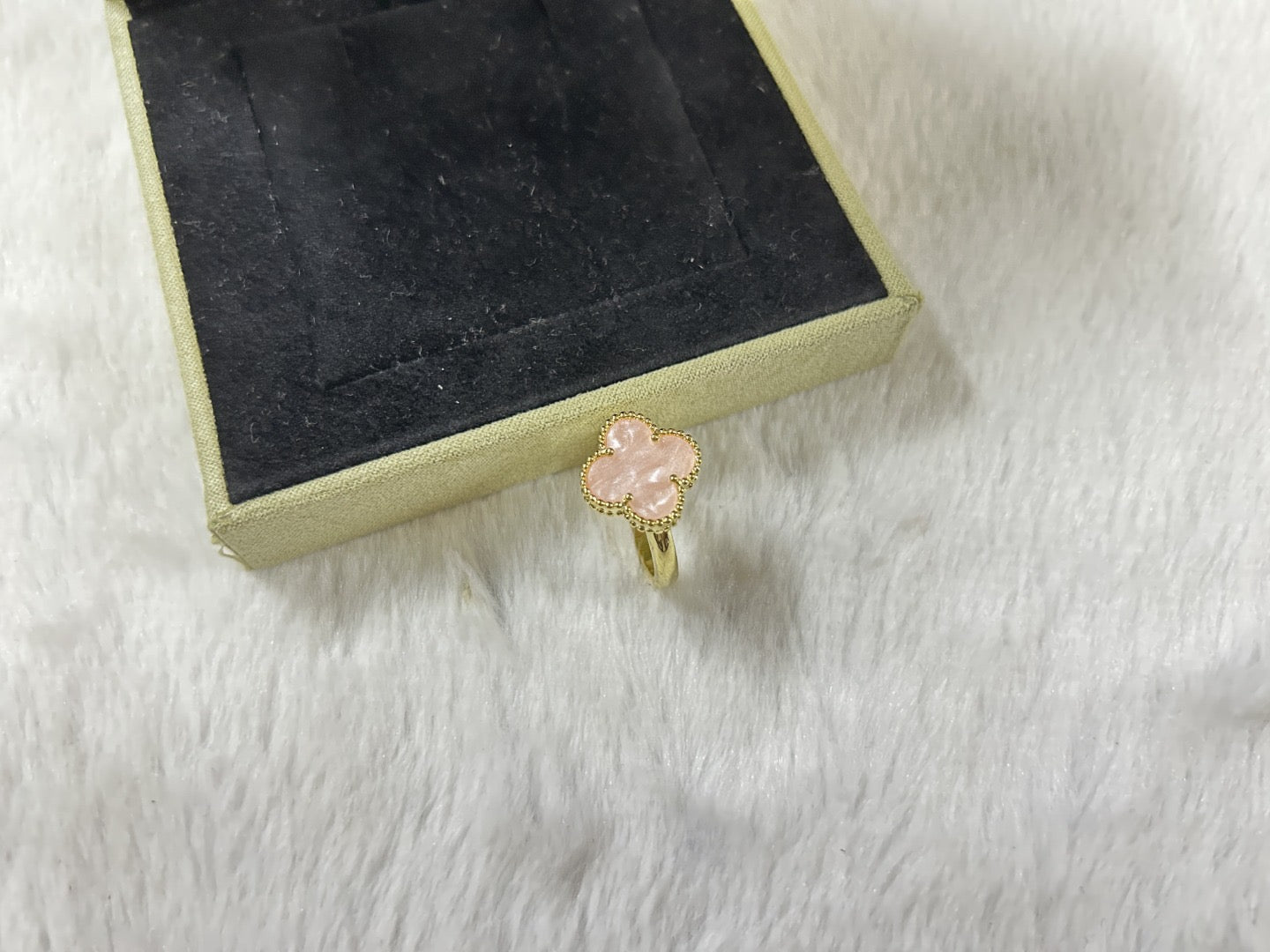 [Eternal Jewelry]Pink Clover Ring