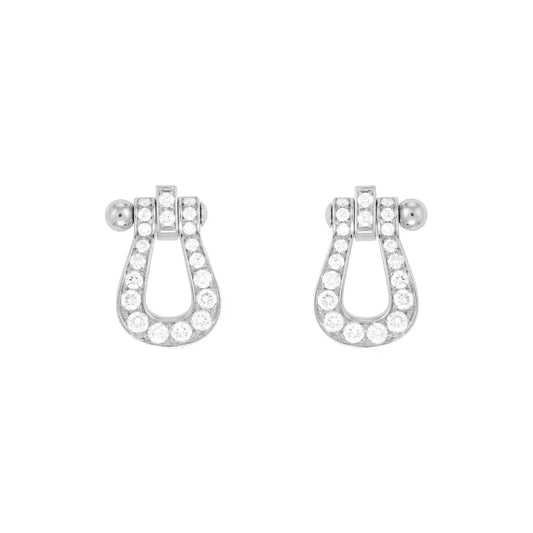[Eternal Jewelry]FORCE 10 FULL DIAMOND STUD EARRINGS MINI MODEL