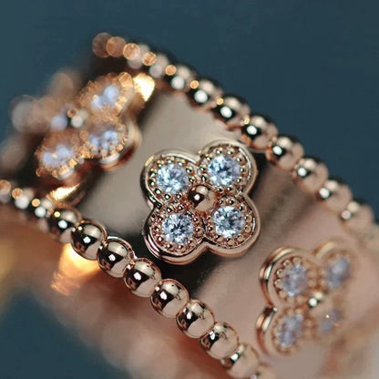 [Eternal Jewelry]CLOVER KALEIDOSCOPE RING 10MM