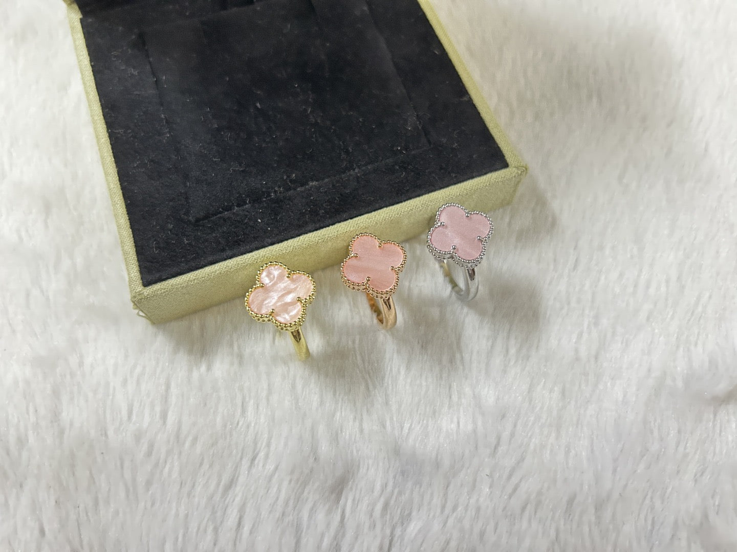 [Eternal Jewelry]Pink Clover Ring