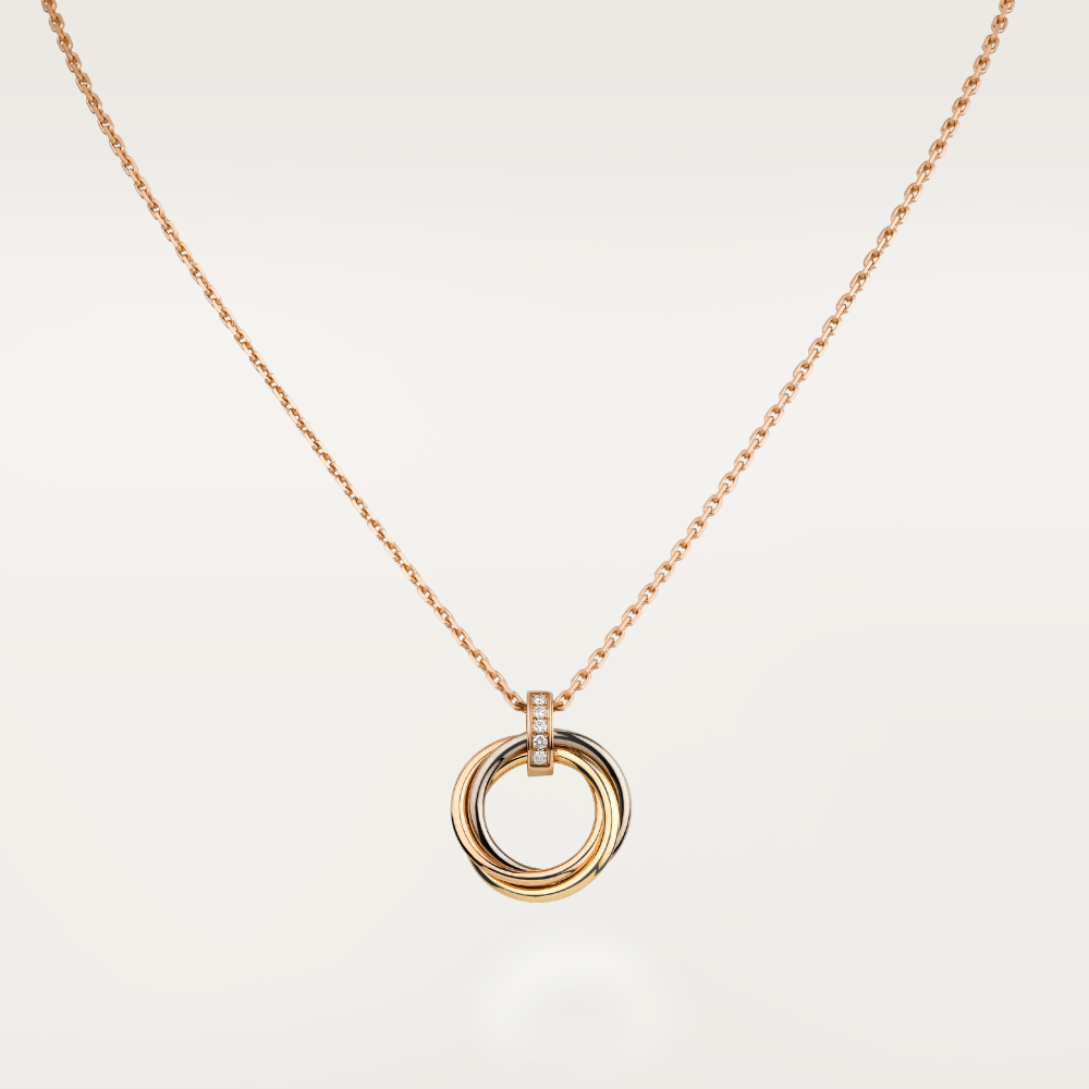 [Eternal Jewelry]TRINITY NECKLACE GOLD  DIAMONDS