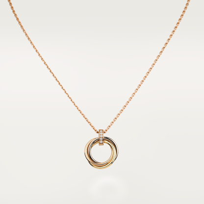 [Eternal Jewelry]TRINITY NECKLACE GOLD  DIAMONDS