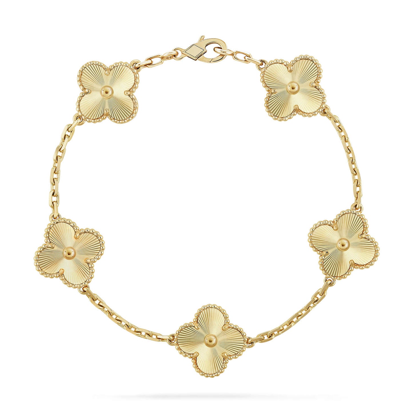 [Eternal Jewelry]CLOVER 5 FLOWERS LASER BRACELET