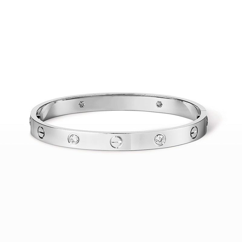[Eternal Jewelry]LOVE BRACELET 6.1MM 4 DIAMONDS