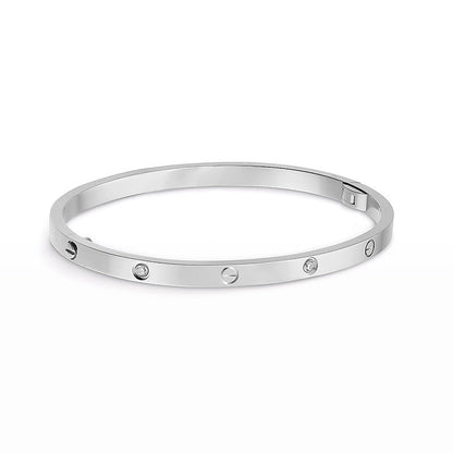 [Eternal Jewelry]LOVE BRACELET 3.65MM 6 DIAMONDS