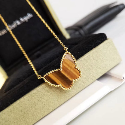 [Eternal Jewelry] TIGER__ EYE BUTTERFLY NECKLACE