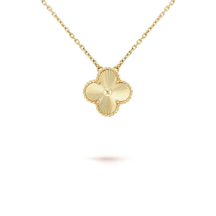 [Eternal Jewelry]CLOVER 15MM LASER NECKLACE