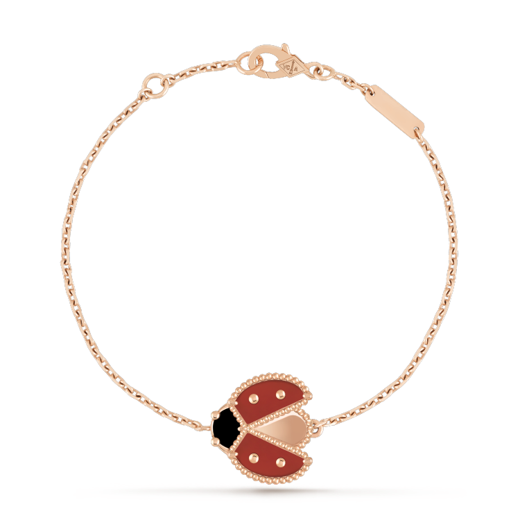 [Eternal Jewelry]LUCKY SPRING 1 MOTIF PINK GOLD BRACELET