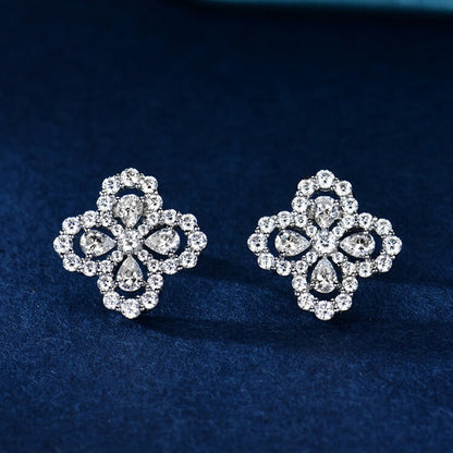 [Eternal Jewelry]LOOP EARRINGS FULL MOTIF DIAMOND 16MM