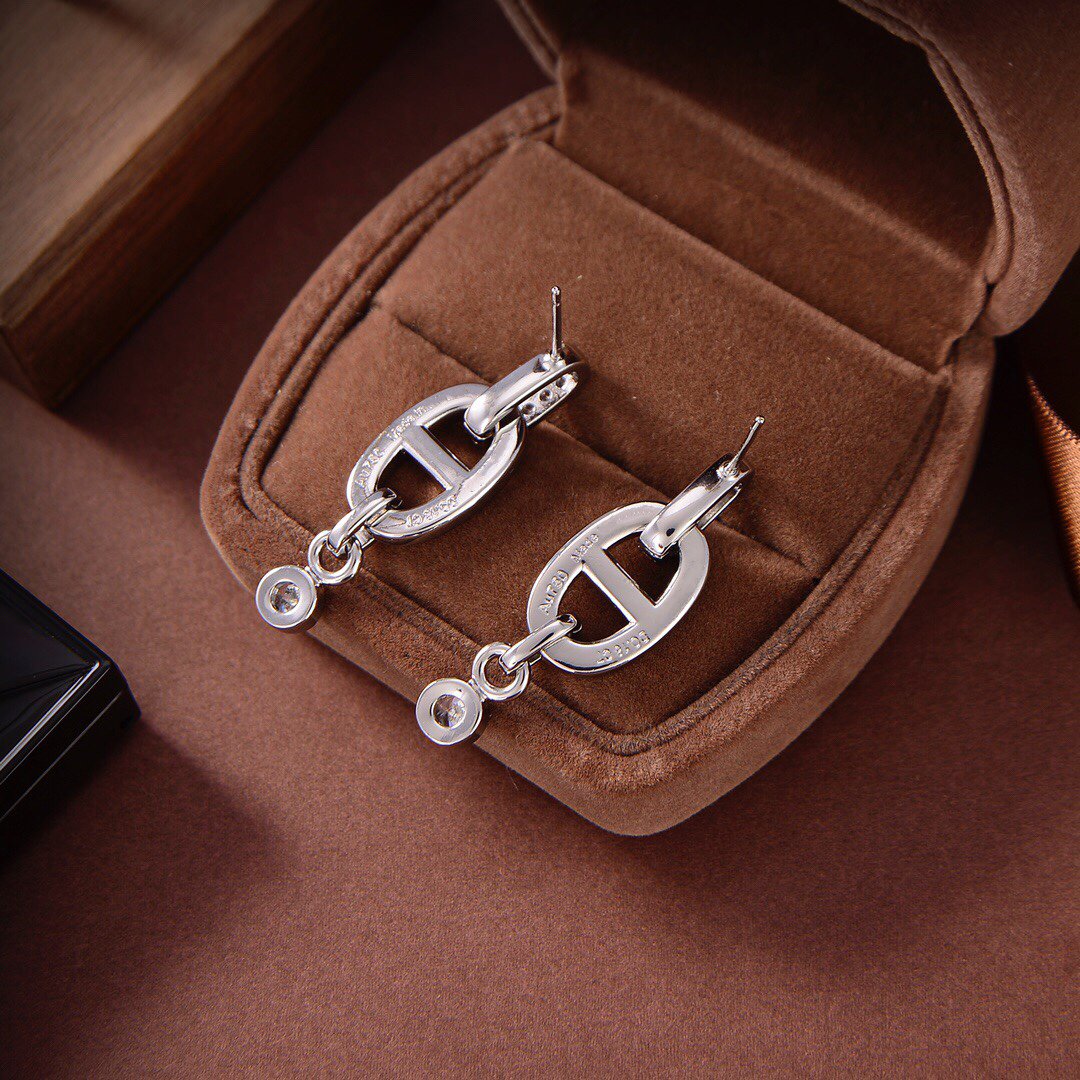 [Eternal Jewelry]HM CHAINE DIAMOND EARRINGS