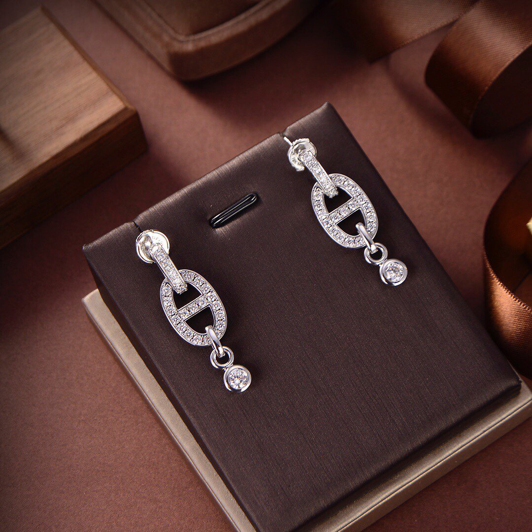 [Eternal Jewelry]HM CHAINE DIAMOND EARRINGS